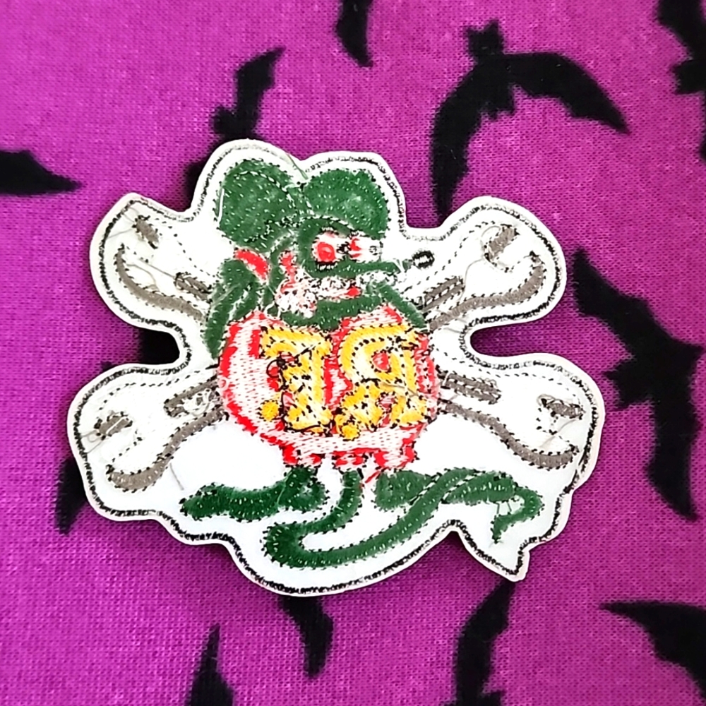 Rat Fink Iron On Patch - Picture 2 of 4